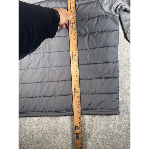 Callaway Golf Men Full Zip Quilted Puffer Jacket Tradewinds Platinum Gray Sz XL - Picture 8 of 9